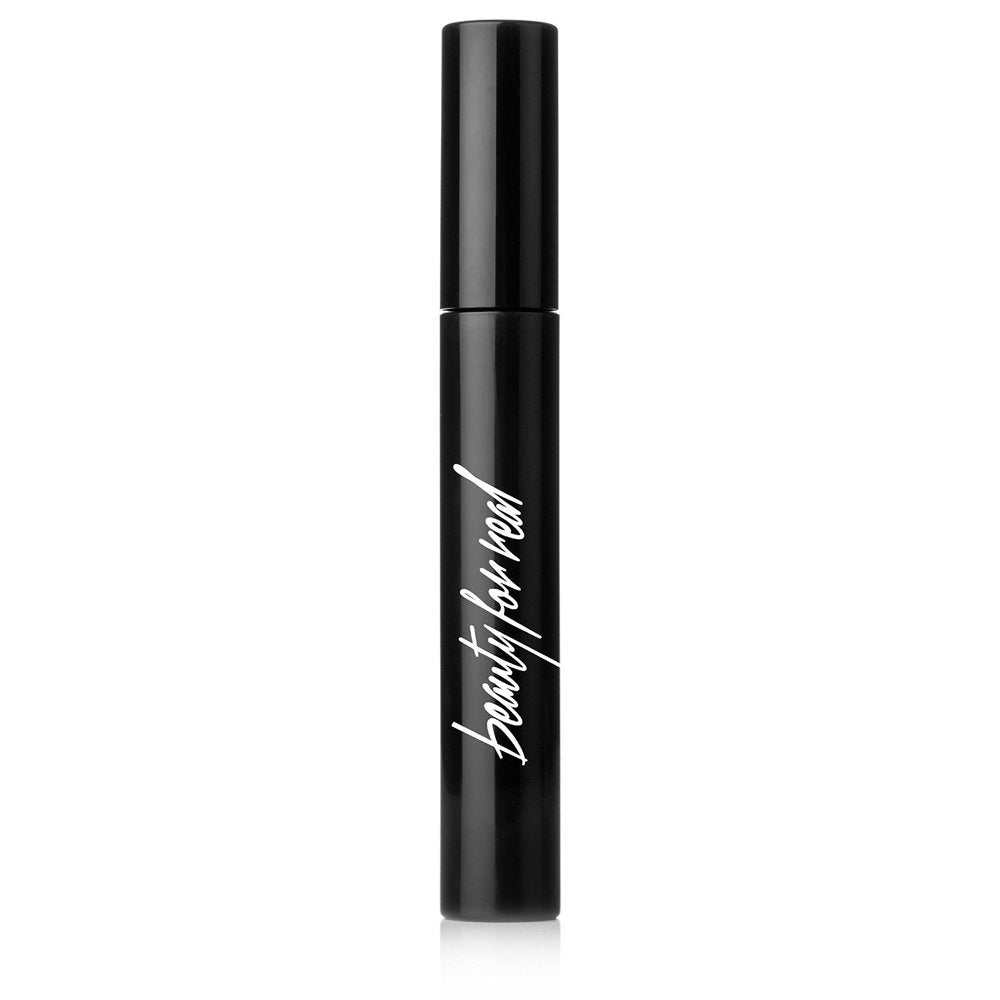 Beauty For Real Hi-Def Mascara, Just Black - Defining & Volumizing Lash Definer, Curls Lashes - Humidity & Smudge Proof - Micro