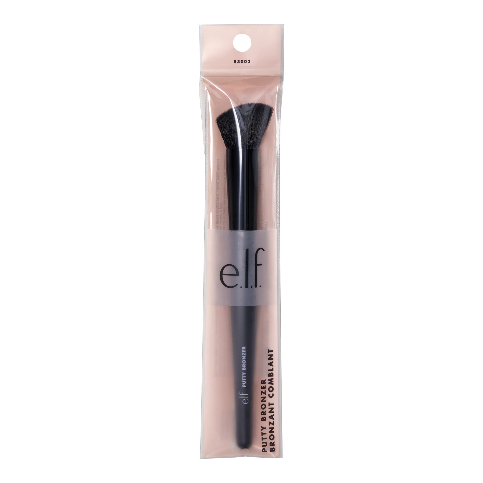 E.L.F. Putty Bronzer Brush, Angled Makeup Brush For Contour & Highlight, Made For The E.L.F. Putty Bronzer, Flawless Sanitary Ap