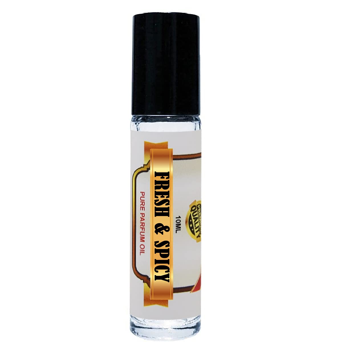Perfume Studio Premium Fragrance Oil For Men; Pure Parfum 10ml Roller Bottle (Fresh & Spicy)