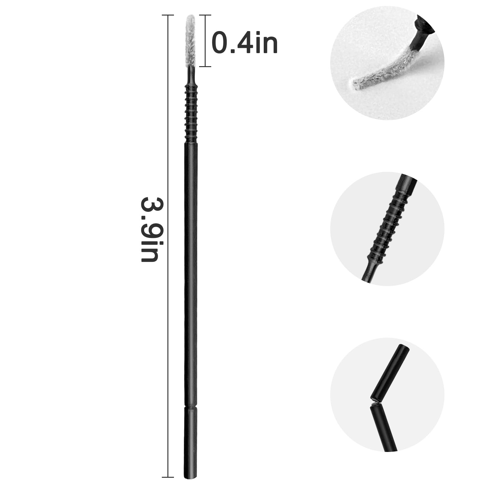 Micro Brushes, Microswabs For Eyelash Extensions & Makeup, Lint Free Lip Micro Applicator Brush, Disposable Micro Swabs, Eye Las
