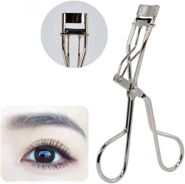 Gouweiba 28Pcs Eyelash Curler Refill Pads - Silicone Rubber Universal Eye Lash Curler Replacement With Clear Storage Box (Mixed
