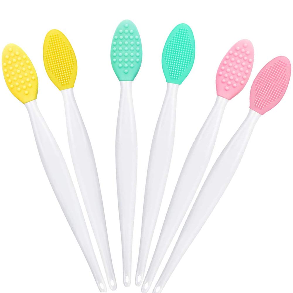 Silicone Lip Brush Tool Lip Brush For Smoother And Fuller Lip Appearance (3 Pcs, Mix)
