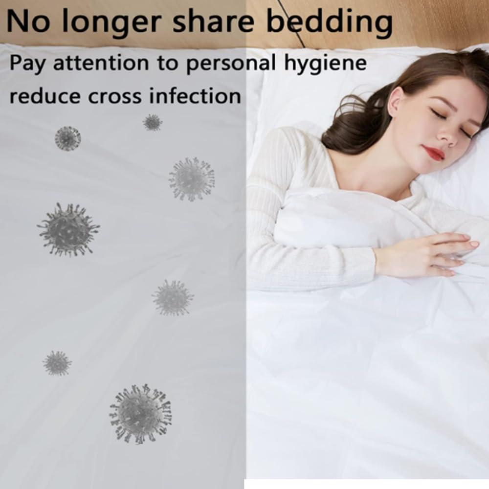 Disposable Travel Bed Sheets King Size, Disposable Hotel With Quilt Cover And Pillowcase, Disposable Bedding Travel Bedding Disp