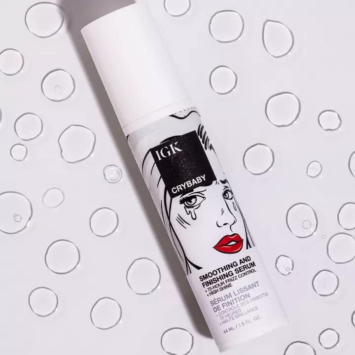 Igk Crybaby Anti-Frizz Smoothing Serum, 1.5 Fl Oz