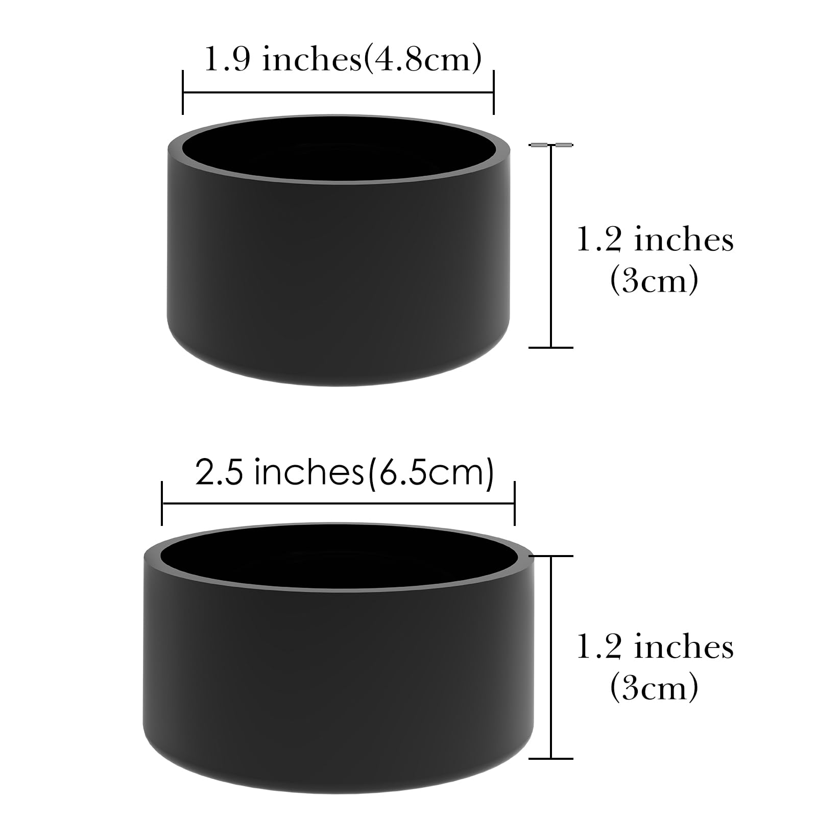Linkidea 2 Pack Shave Gel Can No Rust Holder, Silicone Rubber Shaving Foam Bottom Rust Protector, Rust Free Holder, Compatible W