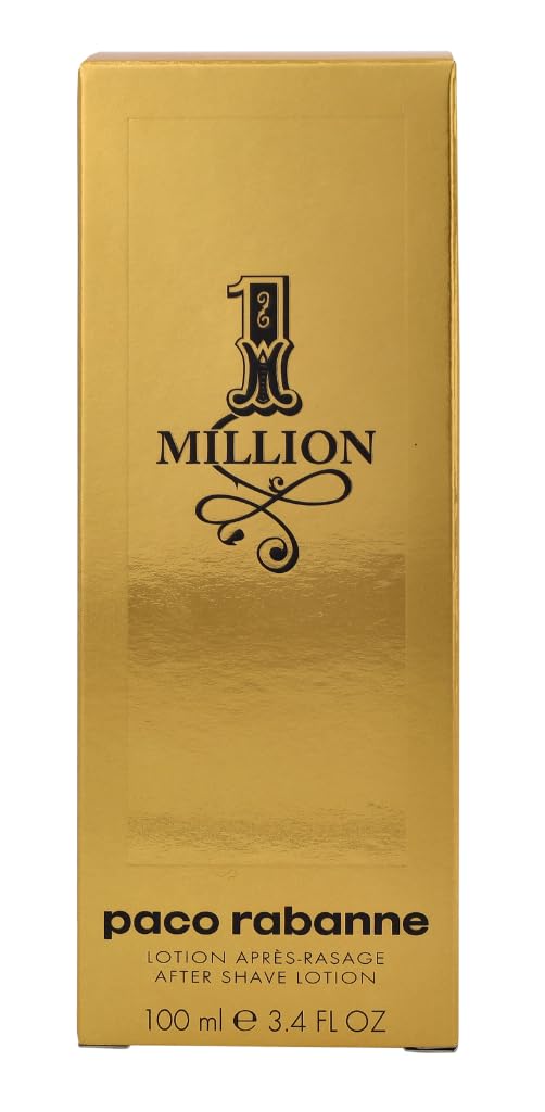 Paco Rabanne 1 Million After Shave For Men, 3.3 Ounce
