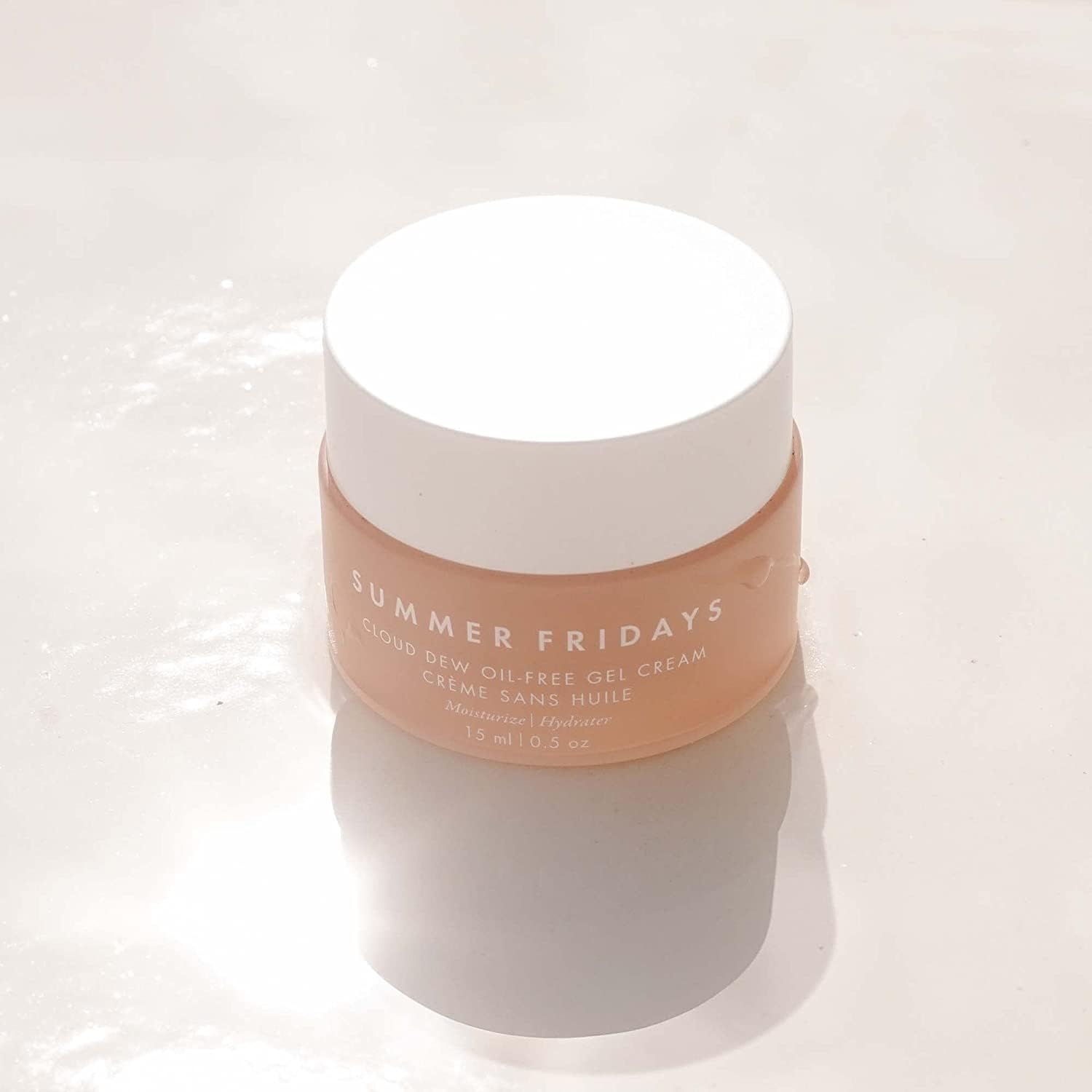 Summer Fridays Cloud Dew Gel Cream Moisturizer Mini - Lightweight Gel Cream Face Moisturizer With Hyaluronic Acid + Ceramides Fo