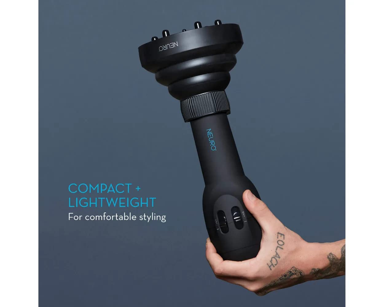 Neuro By Paul Mitchell Grip Handle-Free Hair Dryer, Multiple Heat + Speed Settings, Cool Shot Button
