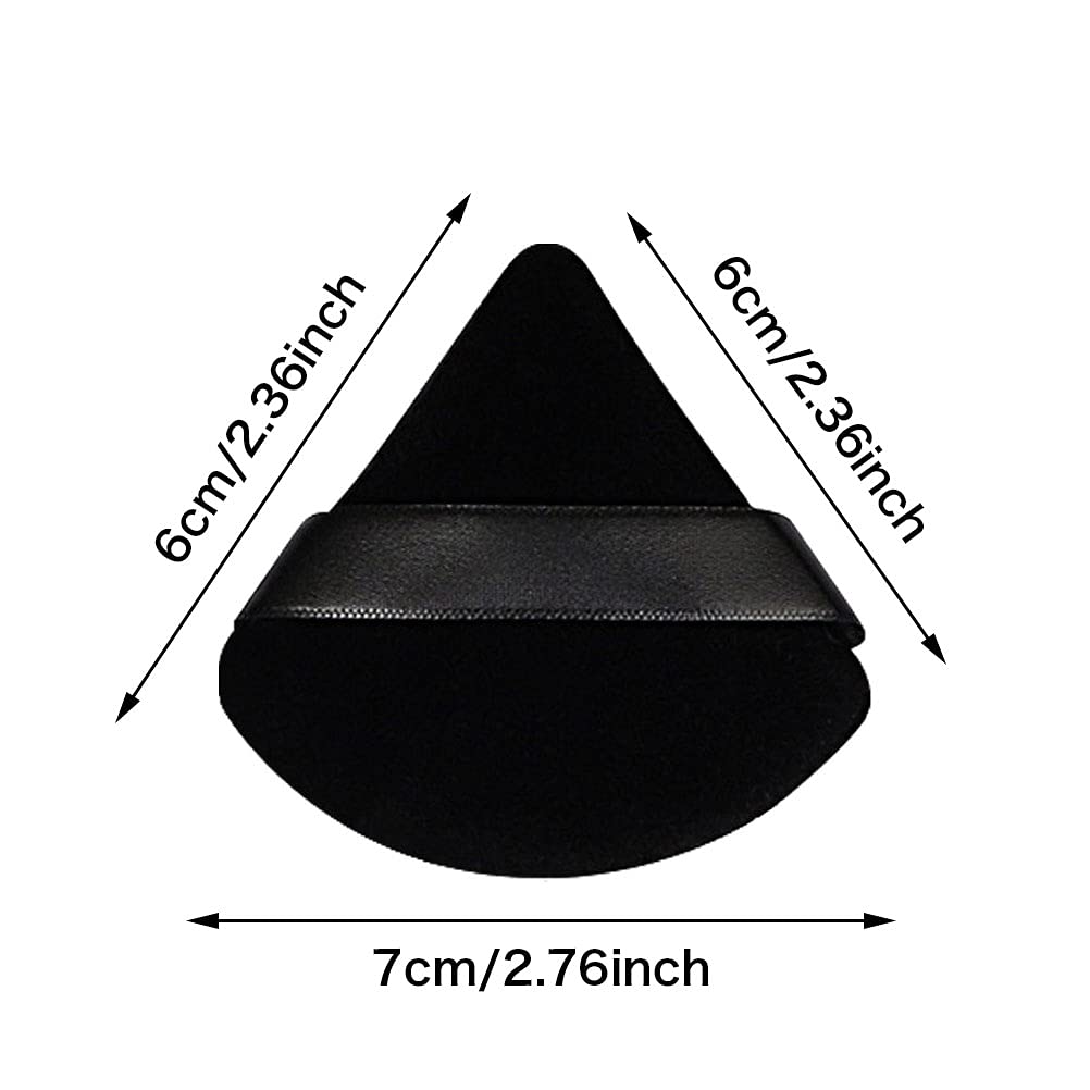 Pimoys 12 Pieces Powder Puff Face Triangle Powder Puffs For Loose Powder Setting Powder Cosmetic Foundation Makeup Blender Spong