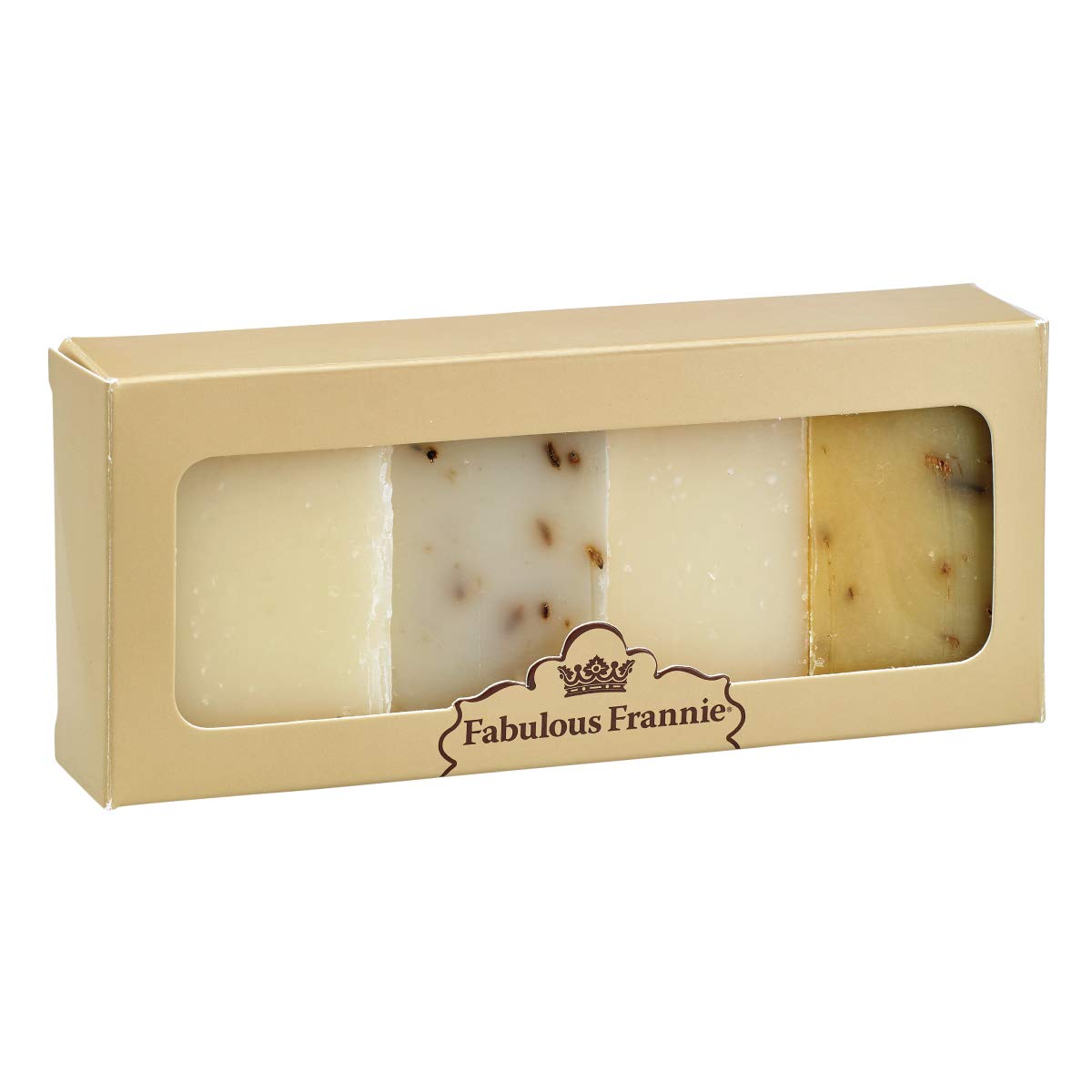 Fabulous Frannie De-Stress Essential Oil Herbal Soap Sampler Gift Set Includes Lemongrass, Lavender, Sleep, and Anxious - 2 Ounc