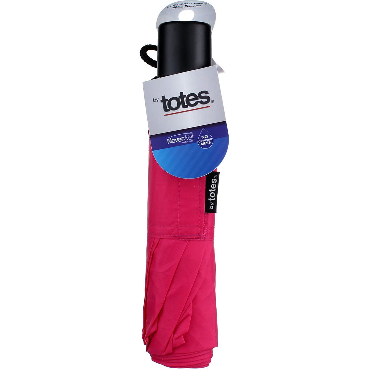 Totes Manual Umbrella Large Nylon, Steel Asstd Colors