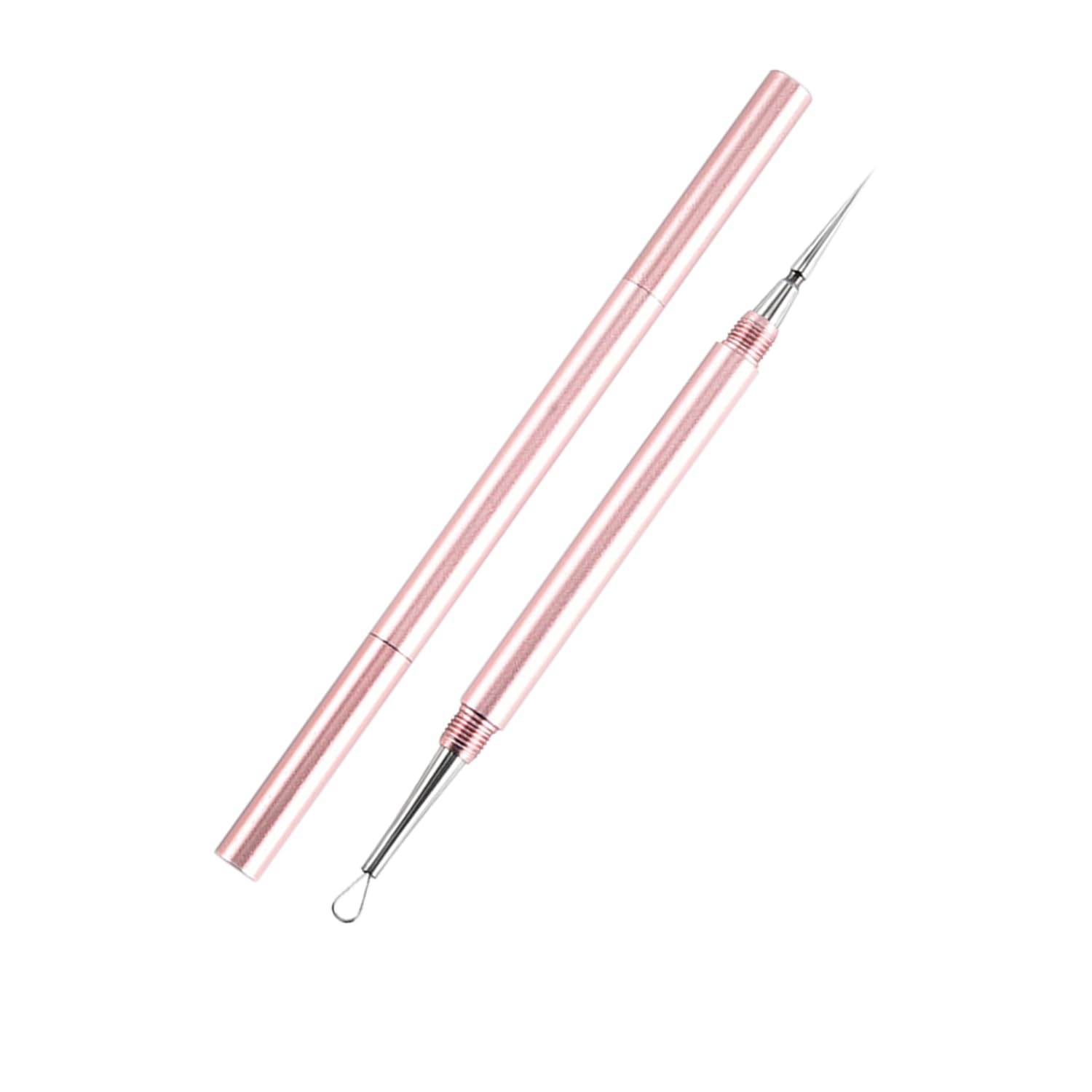 2-in-1 Professional Stainless Steel Acne Removal Needle, Whitehead&Blackhead Remover Tool, Pimples Comedone Extractor Removal To