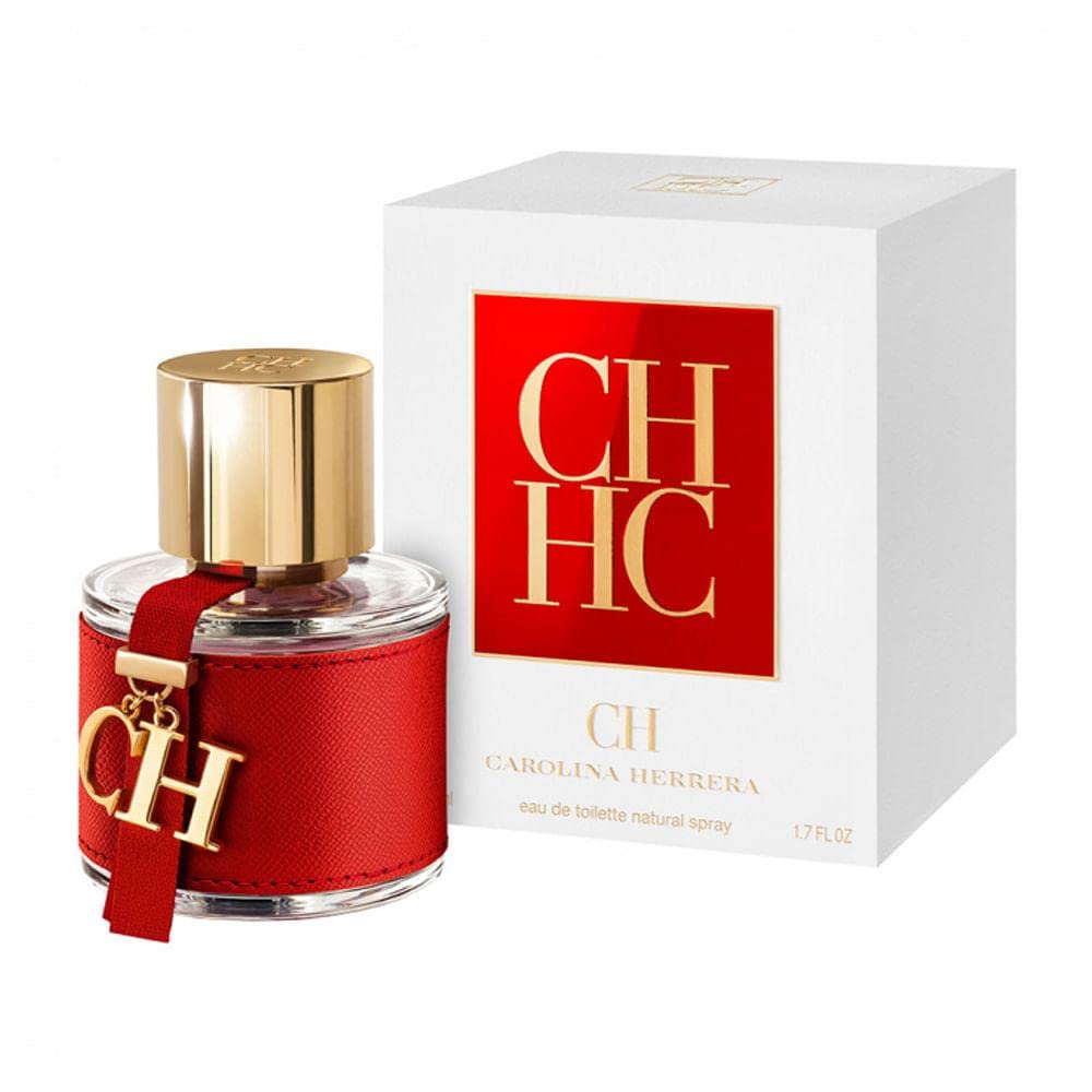 Carolina Herrera Ch Fragrance For Women - Fresh Floral Amber Scent - Top Notes Of Bergamot, Orange, Grapefruit And Juicy Melon -