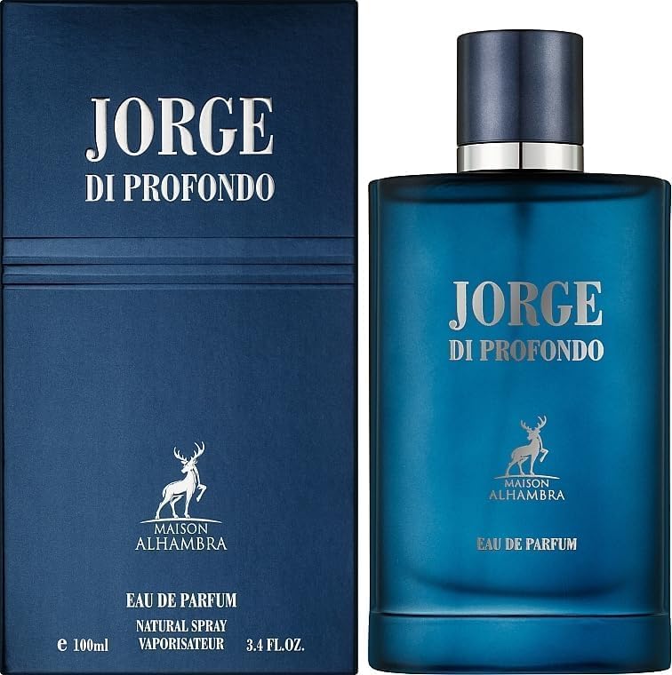 Maison Alhambra Jorge Di Profondo Eau De Parfum Spray For Men, 3.4 Ounce
