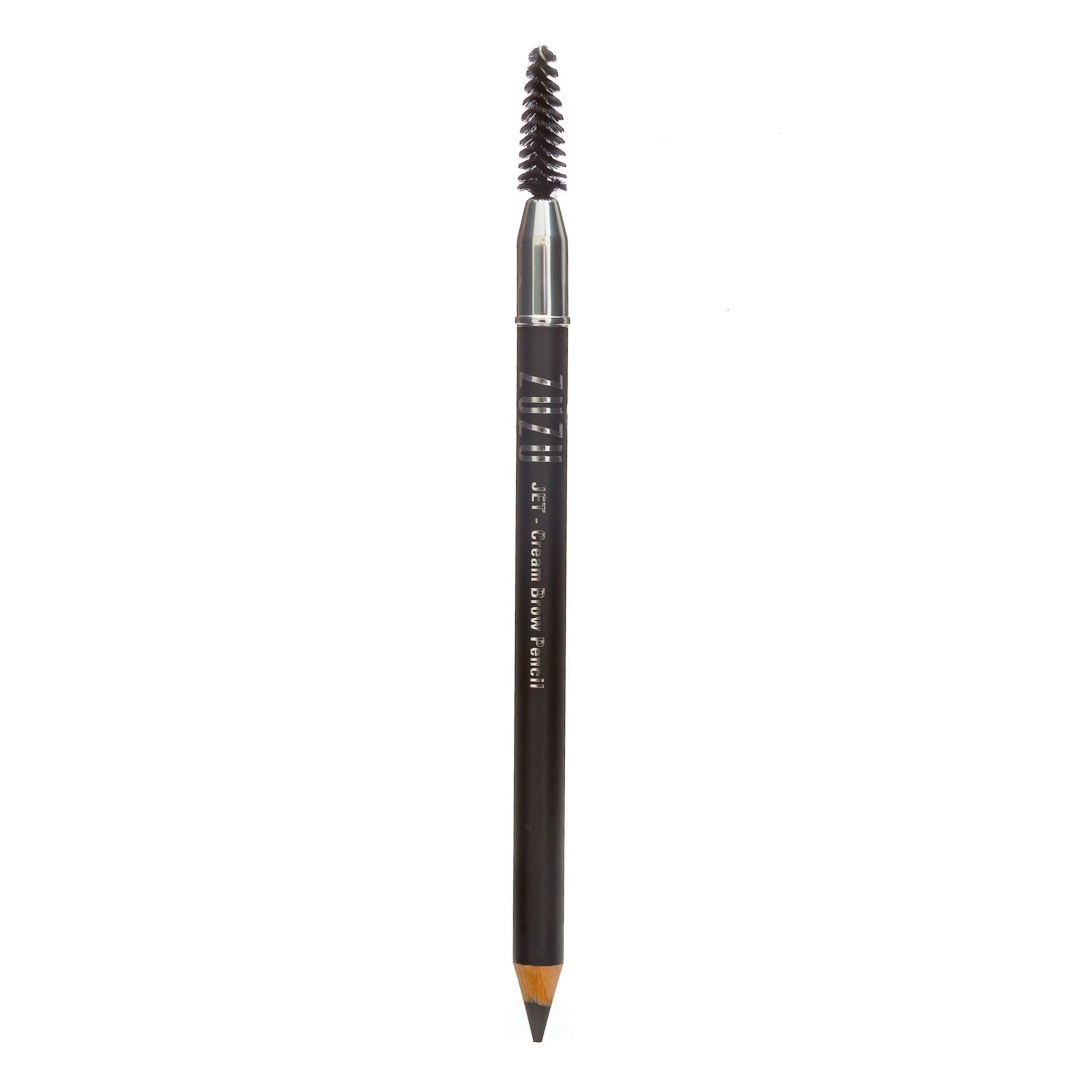 Zuzu Luxe Cream Brow Pencil (Jet- Black), Effortlessy Sculpt And Define Eyebrows, Natural Finish, Creamy Formula. Natural, Parab