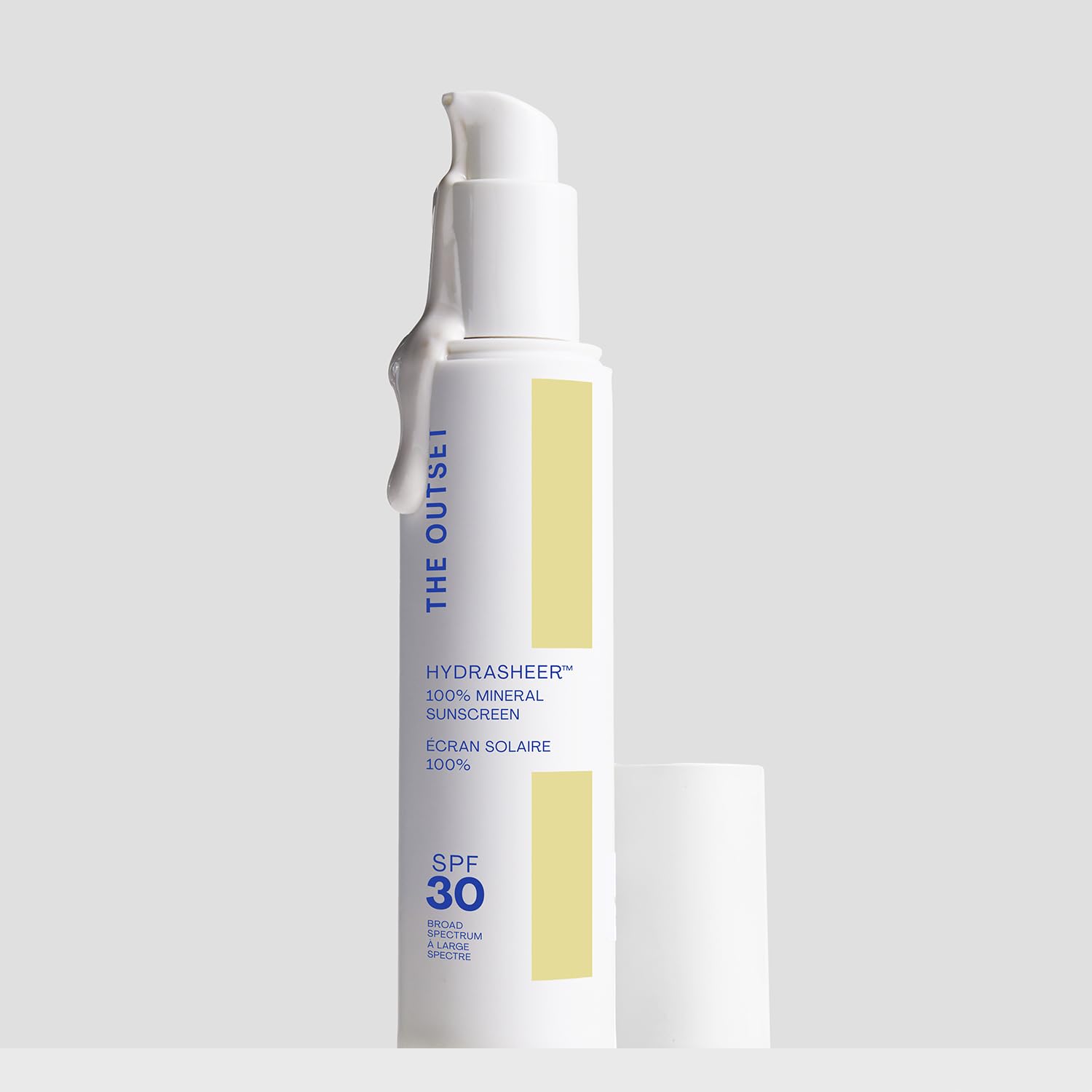 The Outset Hydrasheer 100% Mineral Hydrating Sunscreen Spf 30 - Uva/Uvb Protection - Face, Lightweight, Clean, Vegan Free - Sens