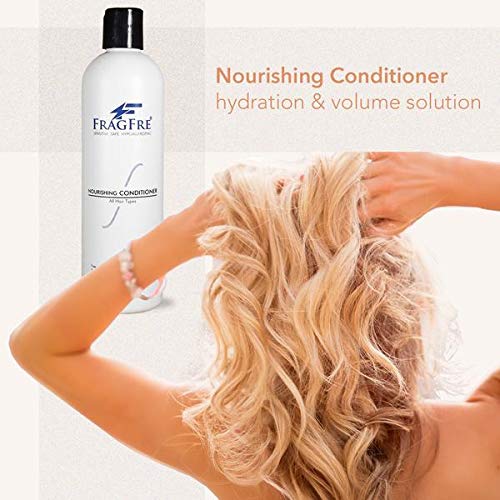 Fragfre Fragrance Free Conditioner 12 Oz (2-Pack Gift Set) - Parabens Free Hypoallergenic - Hair Conditioner For Sensitive Skin