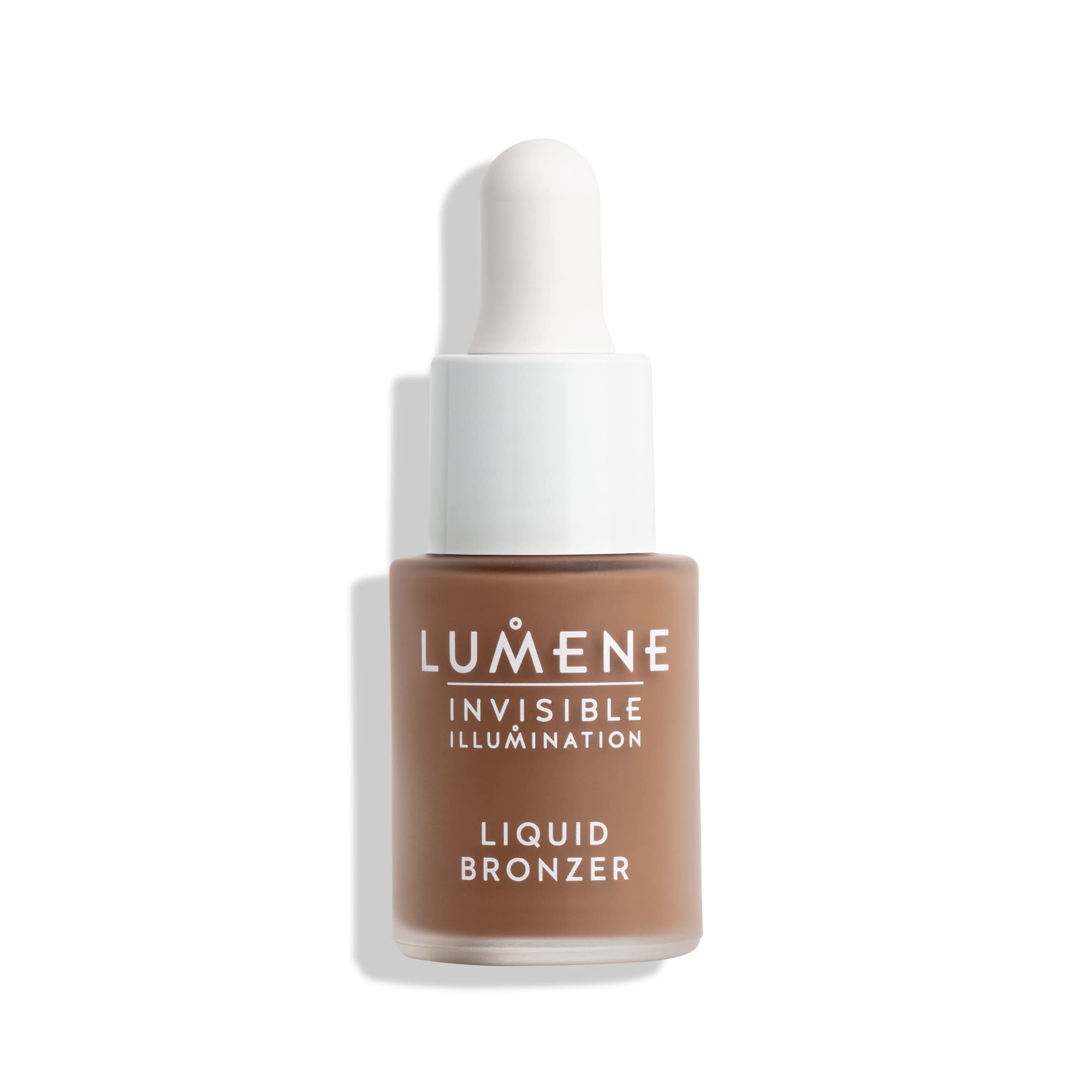 Lumene Invisible Illumination [Kaunis] Liquid Bronzer - Skincare-Infused Bronzing Drops with Buildable Texture - Made with Pearl