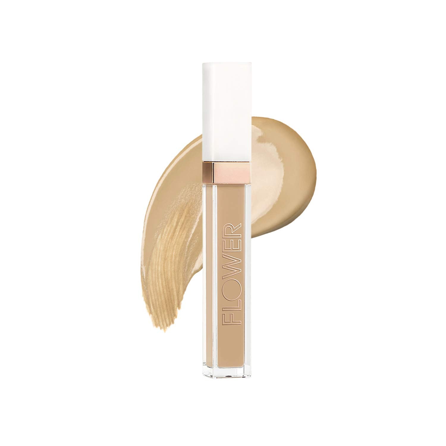 Flower Beauty Light Illusion Full Coverage Concealer- Diffuse Dark Under Eye Circles, Weightless Formula, Crease Proof Makeup (L