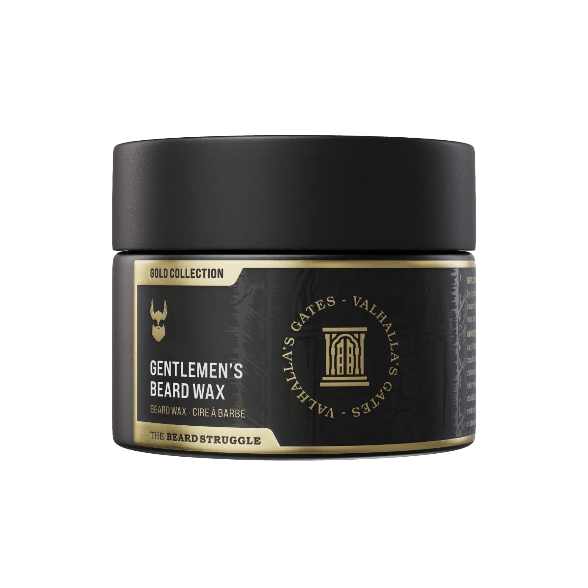 Gentlemen'S Beard & Mustache Wax For Men By Beard Struggle - Viking Beard Wax Helps To Tame Style & Groom - Gold Collection - Va