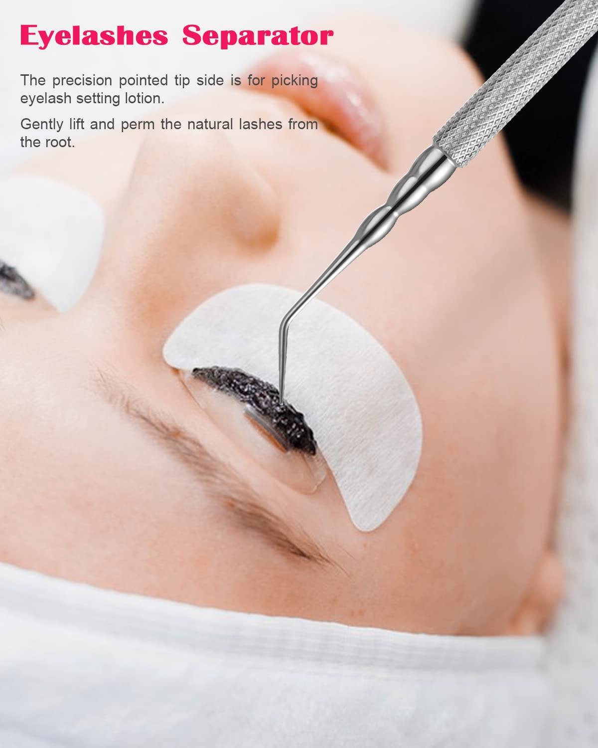 Fvion Lash Lift Tool Kit - Eyelash Lifter, Lashes Comb And Eyelash Tweezer - Stainless Steel Eyelash Perming Kit For Eyelash Ext