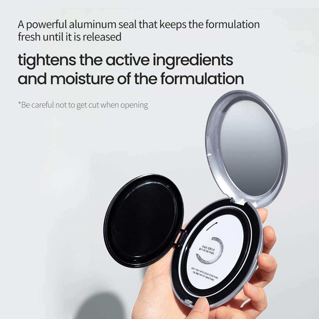 Tirtir Aura Glow Cushion | Semi-Glow Finish, 72-Hour Radiance, Buildable Coverage, Moisturized, Buildable Skin, Korean Cushion,