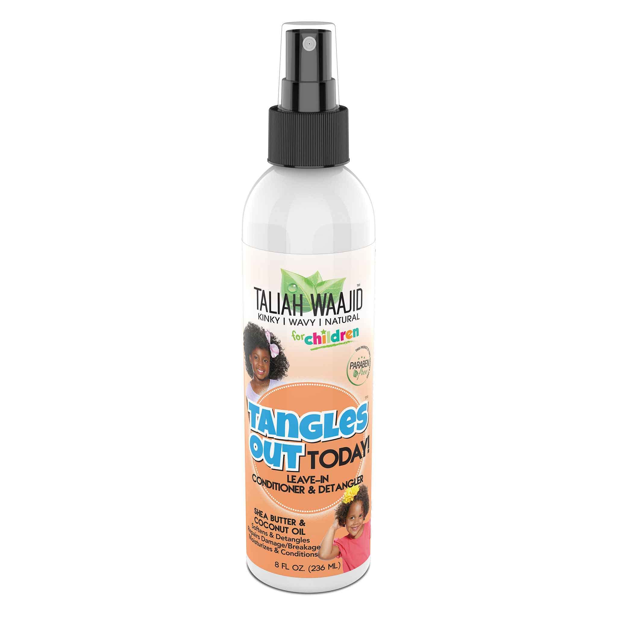 Taliah Waajid For Children Tangles Out Today Leave-In Conditioner | Detangler For Kids With Kinky, Wavy & Natural Hair | Repairs