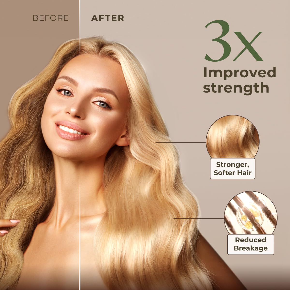 Gya Labs Deep Revival Argan Hair Oil For Hair Growth - Premium Argan Oil For Hair Damage & Frizz Control - Scalp Health, Strengt