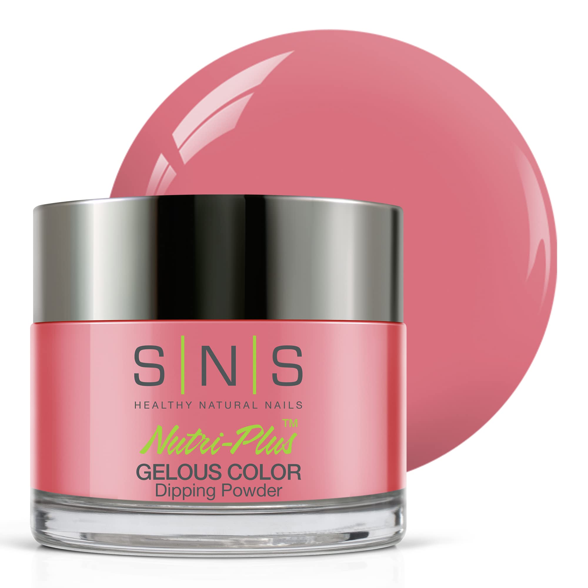SNS Nail Dip Powder, Gelous Color Dipping Powder - Best Dressed (Pink) - Long-Lasting Acrylic Nail Color Lasts 14 Days - Low Odo