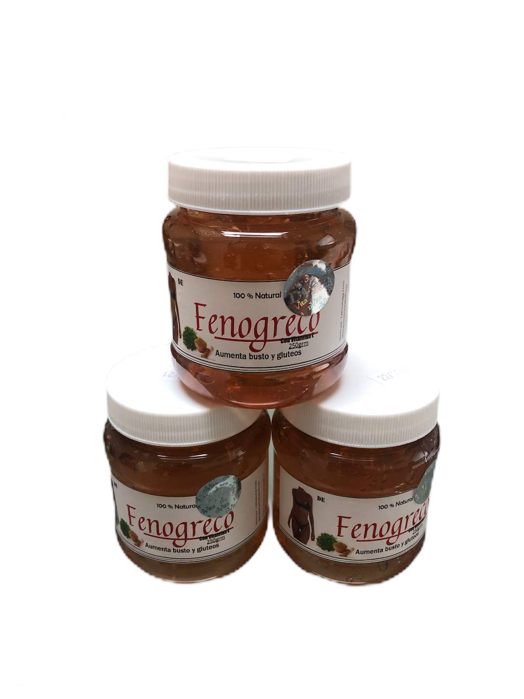Gel De Fenogreco, Aumenta Bustos Y Gluteos, Quema Grasa De Manera 100% Natural/Fenogreco Gel Burns Fat, Increases Breasts And Bu