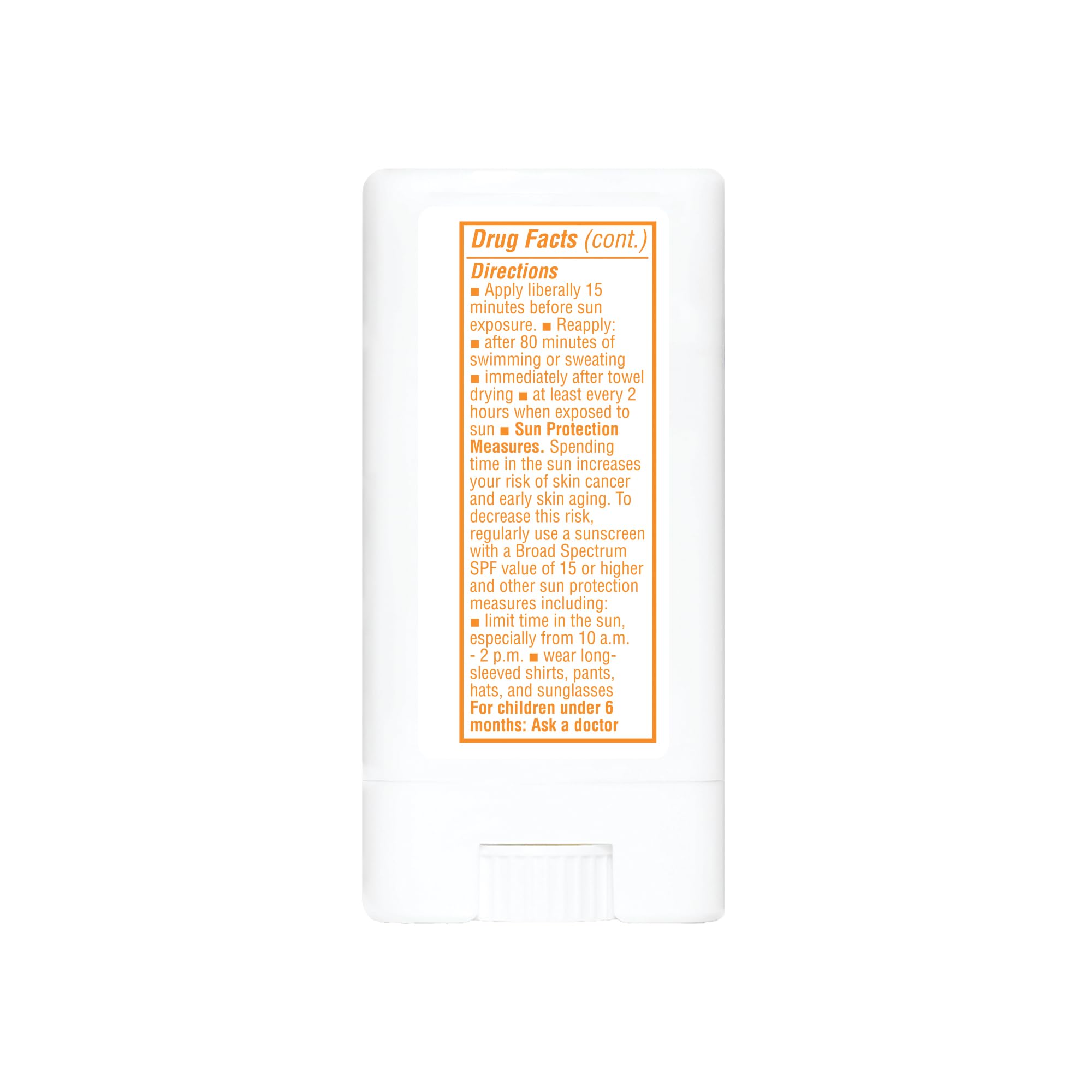 Thinkbaby Spf 30 Sunscreen Stick - Safe, Natural, Water Resistant Sun Cream For Babies, Kids & Adults - Vegan, Mineral Uva/Uvb S