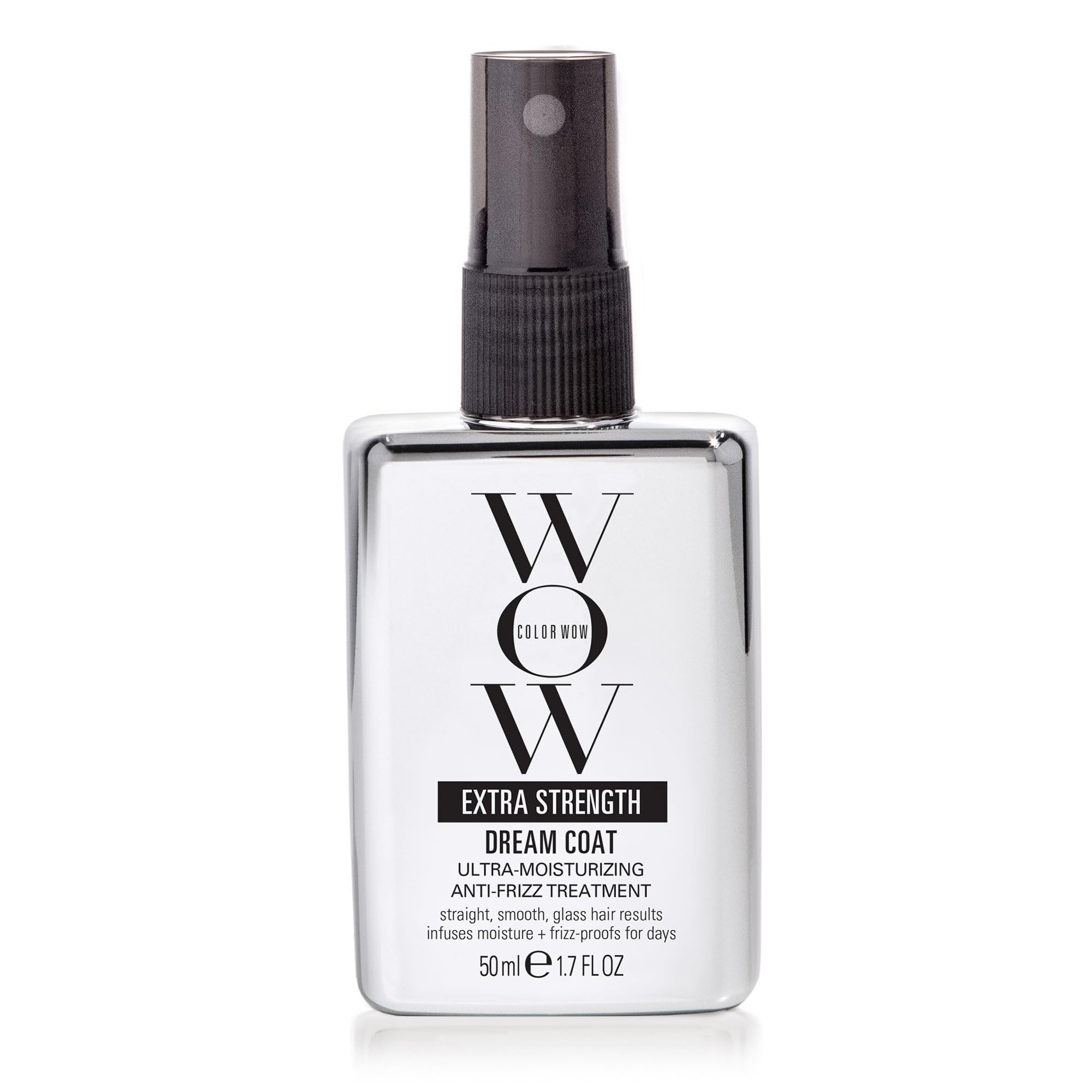 COLOR WOW Extra Strength Dream Coat, 1.7 fl oz - Powerful, anti humidity treatment for extremely frizz prone hair, glassy smooth