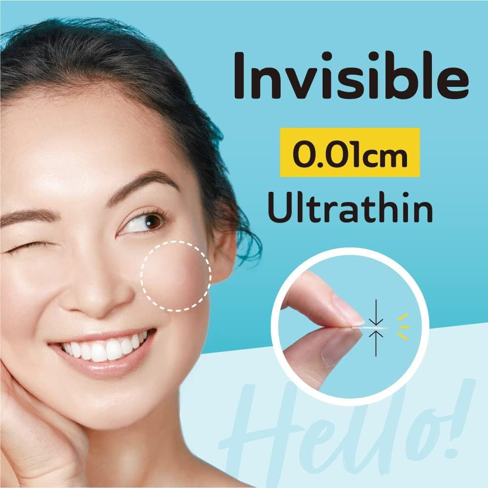 Derma Angel Acne Patches For Face Ultra Invisible Pimple Patches For Face Hydrocolloid Patches Zit Patches Acne Stickers Exposed