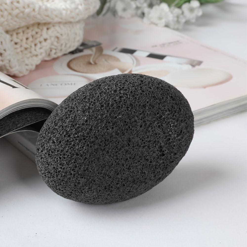 Foot Pumice Stone For Feet, Borogo Lava Pedicure Tools Hard Skin Callus Remover For Feet And Hands - Remove Dead Skin, Heels, El