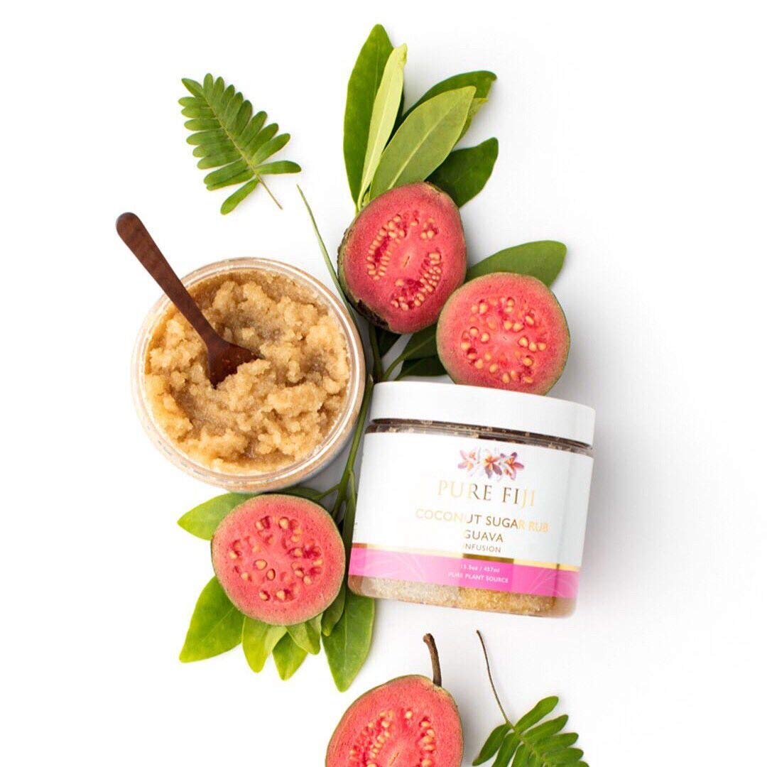 Pure Fiji Spa Gift For Women - Body Gift Box Include:Body Lotion 1Fl.Oz, Nourishing Exotic Oil 1 Fl.Oz, Body Butter 0.5Oz & Suga