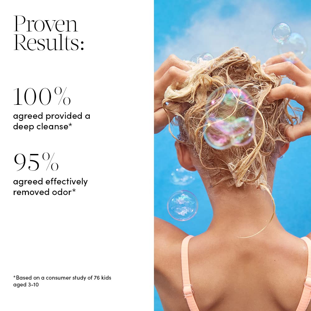 Evereden After Swim & Sports Kids Shampoo: With Cleansing Clay | Detoxifies Hair & Scalp From Chlorine, Dirt, And Sweat | Clean