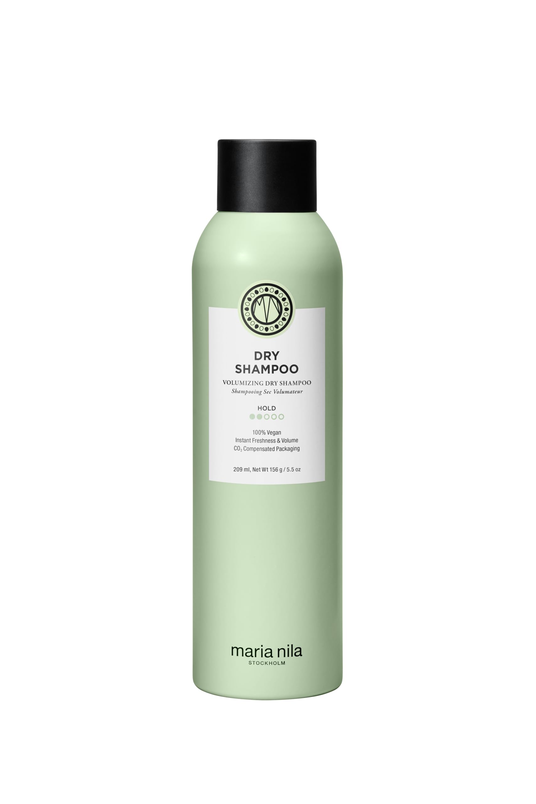 Maria Nila Dry Shampoo 209 ml / 5.5 oz, Freshens up Greasy Hair, Adds Volume to Fine Hair, 100% Vegan & Sulfate/Paraben free