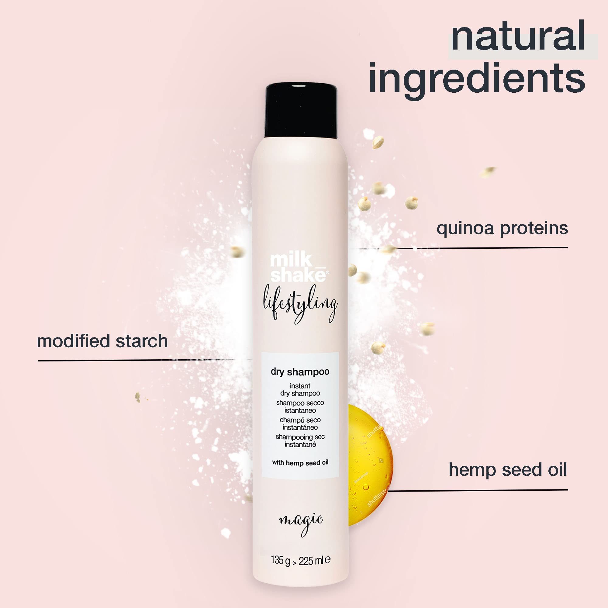 Milk_Shake Lifestyling Dry Shampoo - Instant Dry Shampoo For Women For Flat, Dry Or Oily Hair - 1.6 Fl Oz