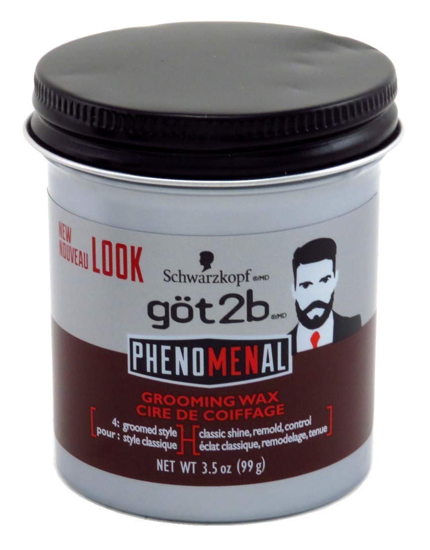 Got2B Phenomenal Grooming Wax 3.5 Ounce (99Gr) (3 Pack)