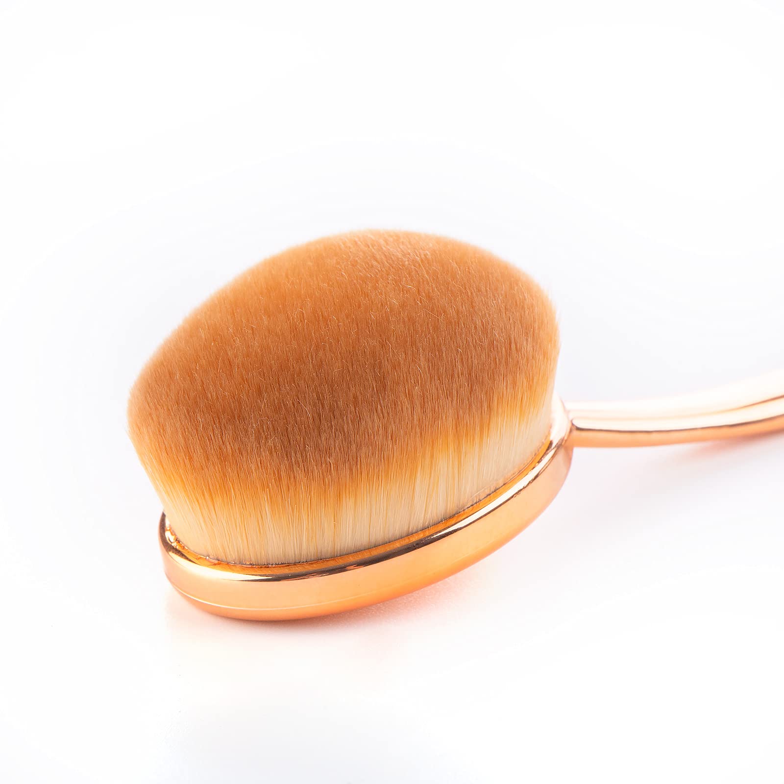 Yoseng Oval Foundation Brush 5 Pcs Toothbrush Makeup Brushes Fast Flawless Application Liquid Cream Powder Foundation With Makeu