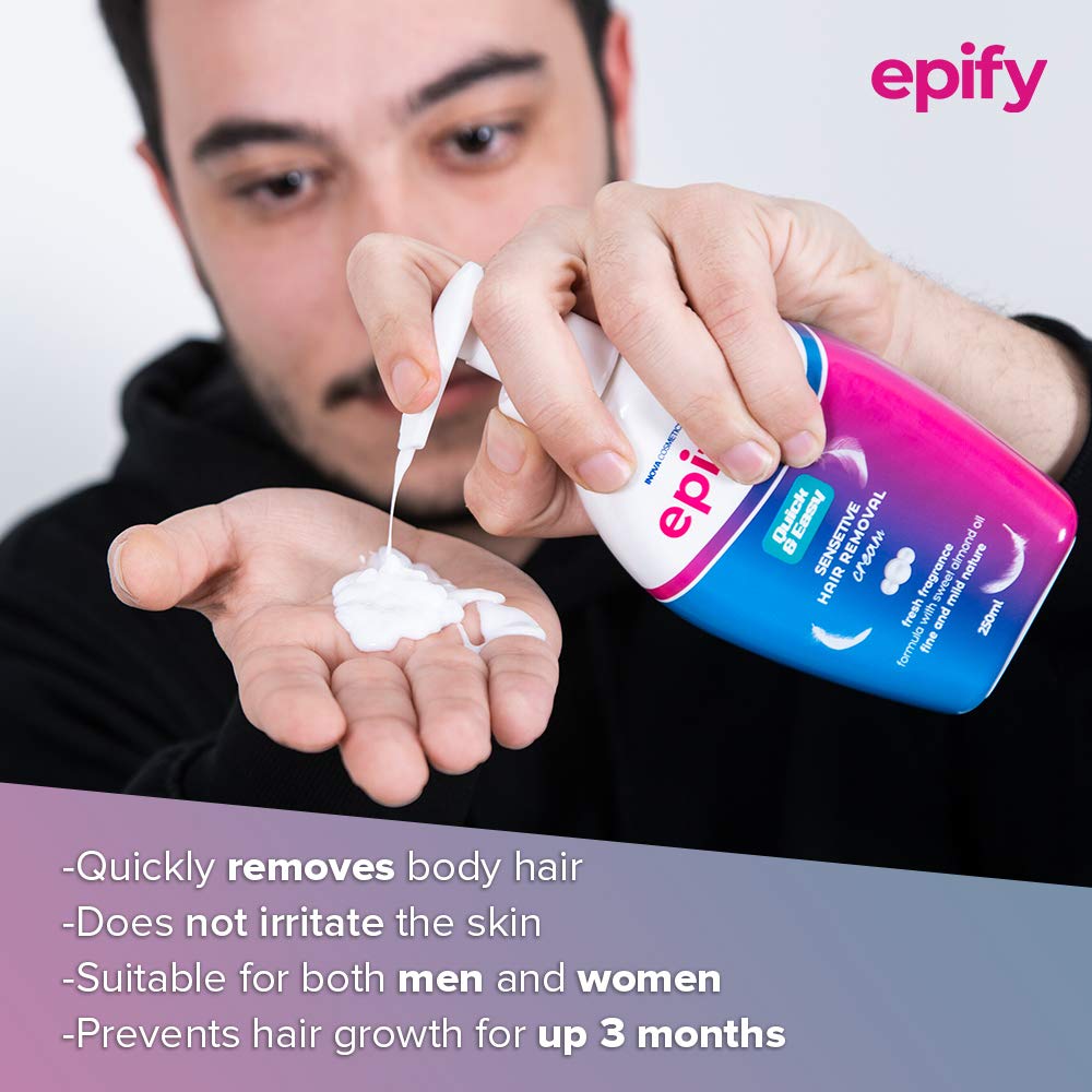 Epify Hair Removal Cream, Intimate/Private Hair Removal Cream For Men And Women, Private Area, Pubic & Bikini Hair Removal Cream