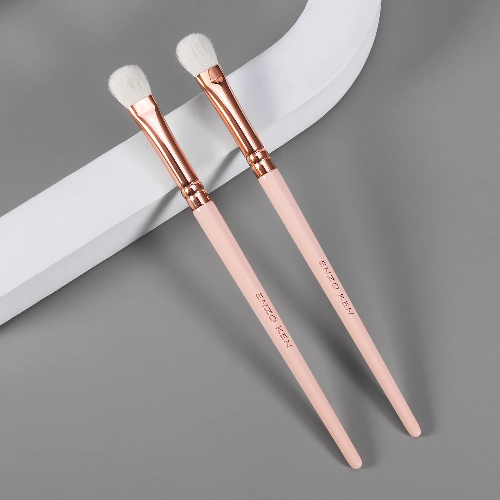 Natural Goat Hair Eyeshadow Brush, Enzo Ken Large Smudge Eye Shadow Brush, Shader Eye Shadow Brush, Eye Shader Brush, Single Nat