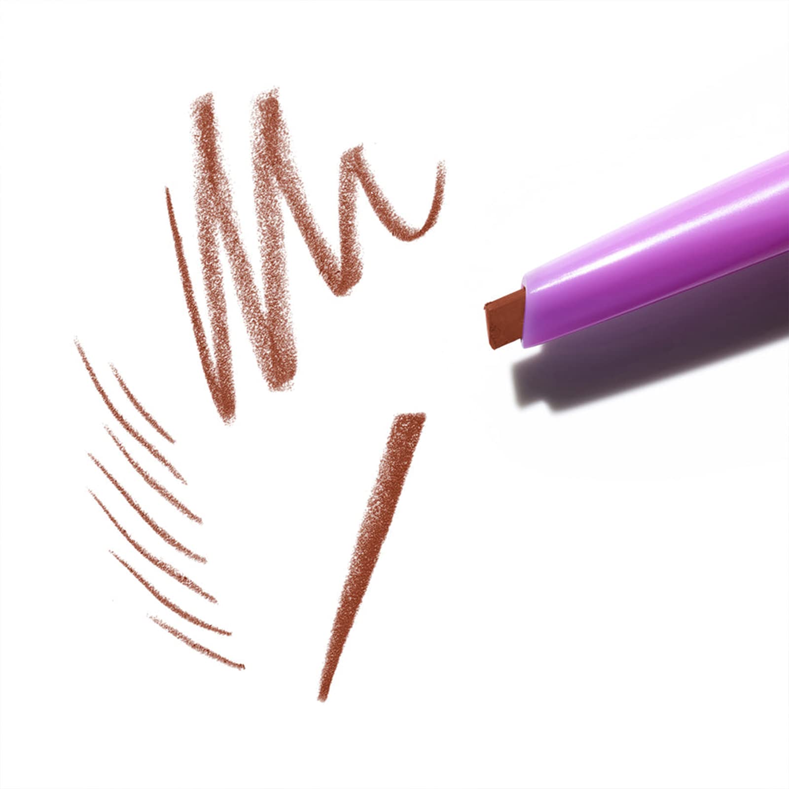 Kosas Brow Pop - Longwear Eyebrow Makeup, Dual-Sided Defining Pencil With Castor Oil For Soft, Natural Look Of Real Hair - Aubur