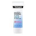 Neutrogena Mineral Ultrasheer Dry-Touch Spf 30 Sunscreen Lotion, Water-Resistant Broad-Spectrum Uva/Uvb Protection, Skin Nourish
