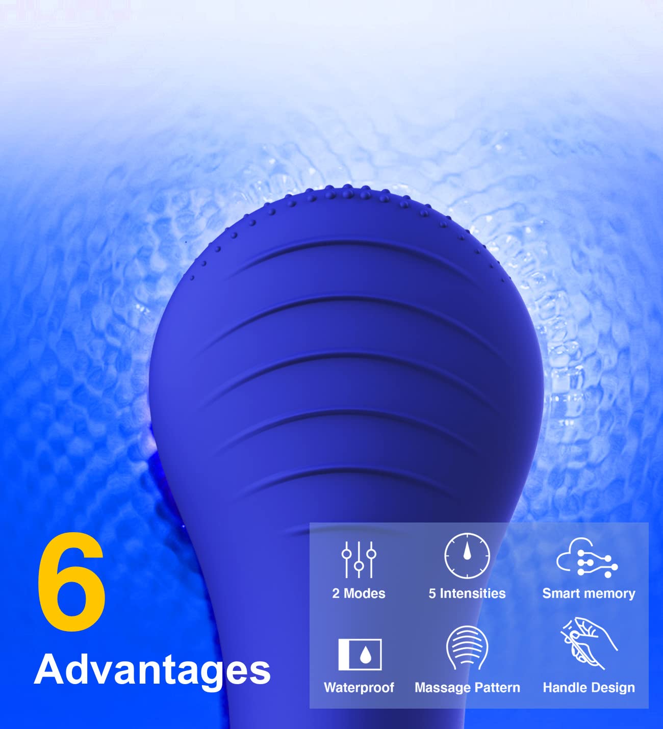 Sonic Facial Cleansing Brush, Waterproof Face Scrub Brush For Men & Women, Rechargeable Face Brushes For Cleansing And Exfoliati