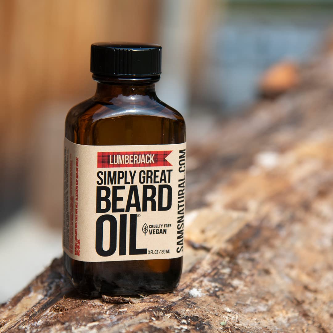 Simply Great Beard Oil Beard Oil Lumberjack, 2.9 Oz