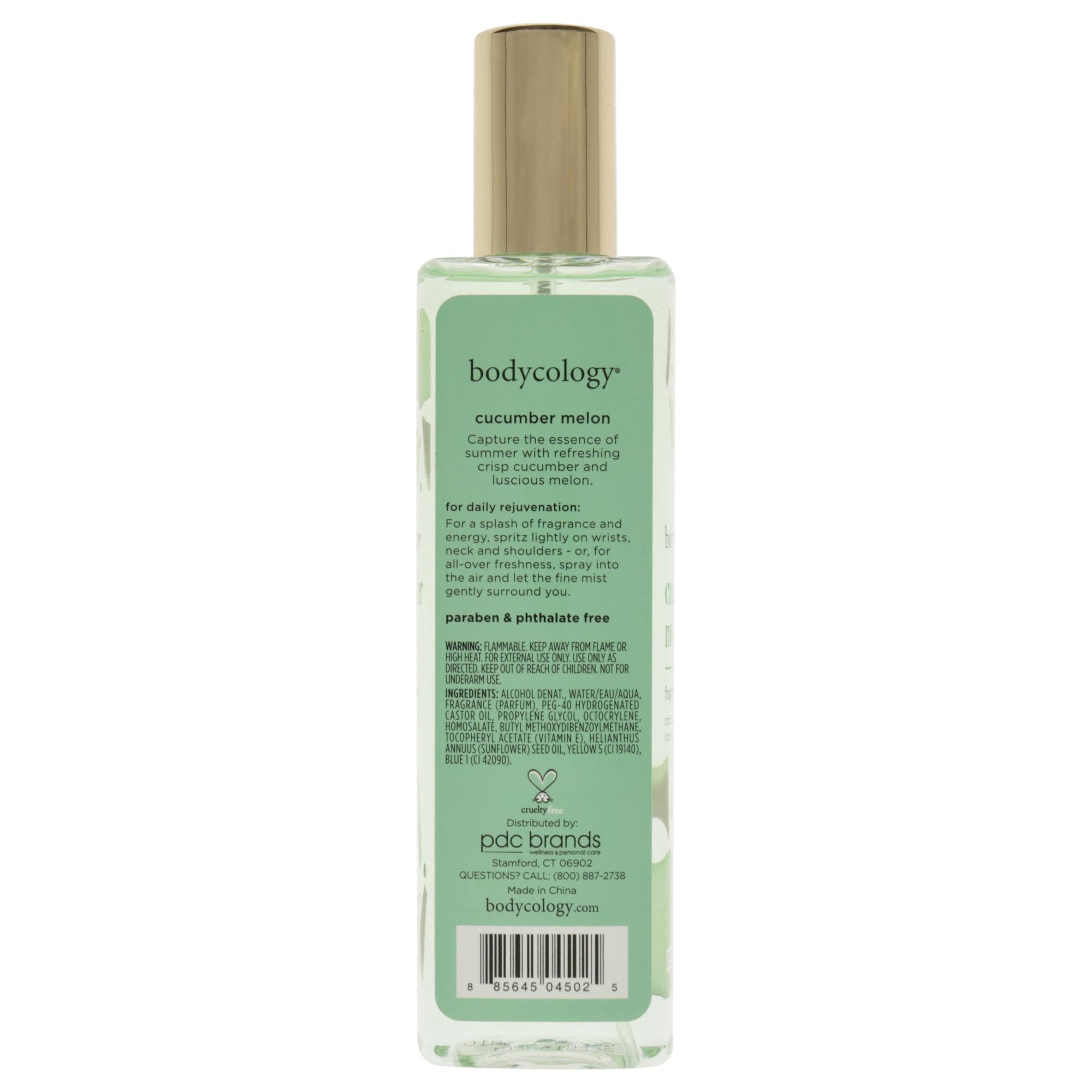Bodycology Cucumber Melon Fragrance Mist Women 8 Oz
