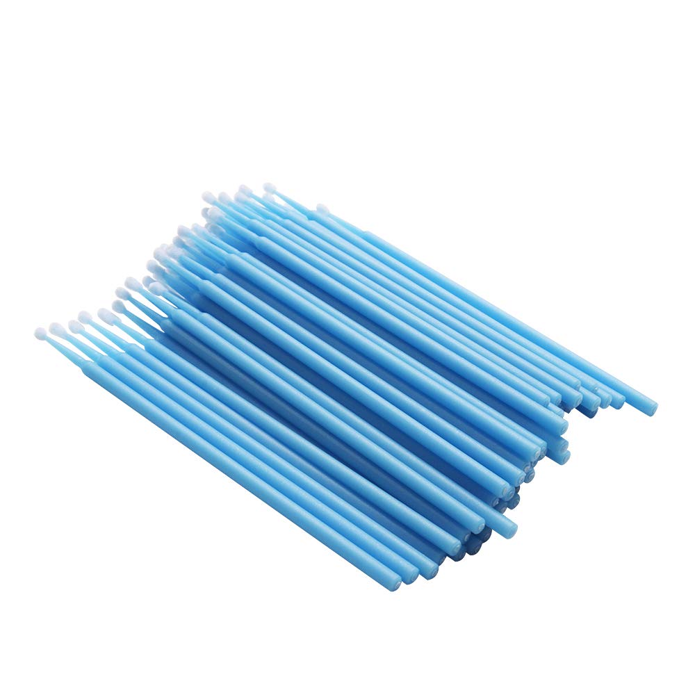 400 Pcs Micro Applicator Brushes Disposable Eyelash Extension Microswab Mascara Wands Brush For Lash Remover Brush Tools Light B
