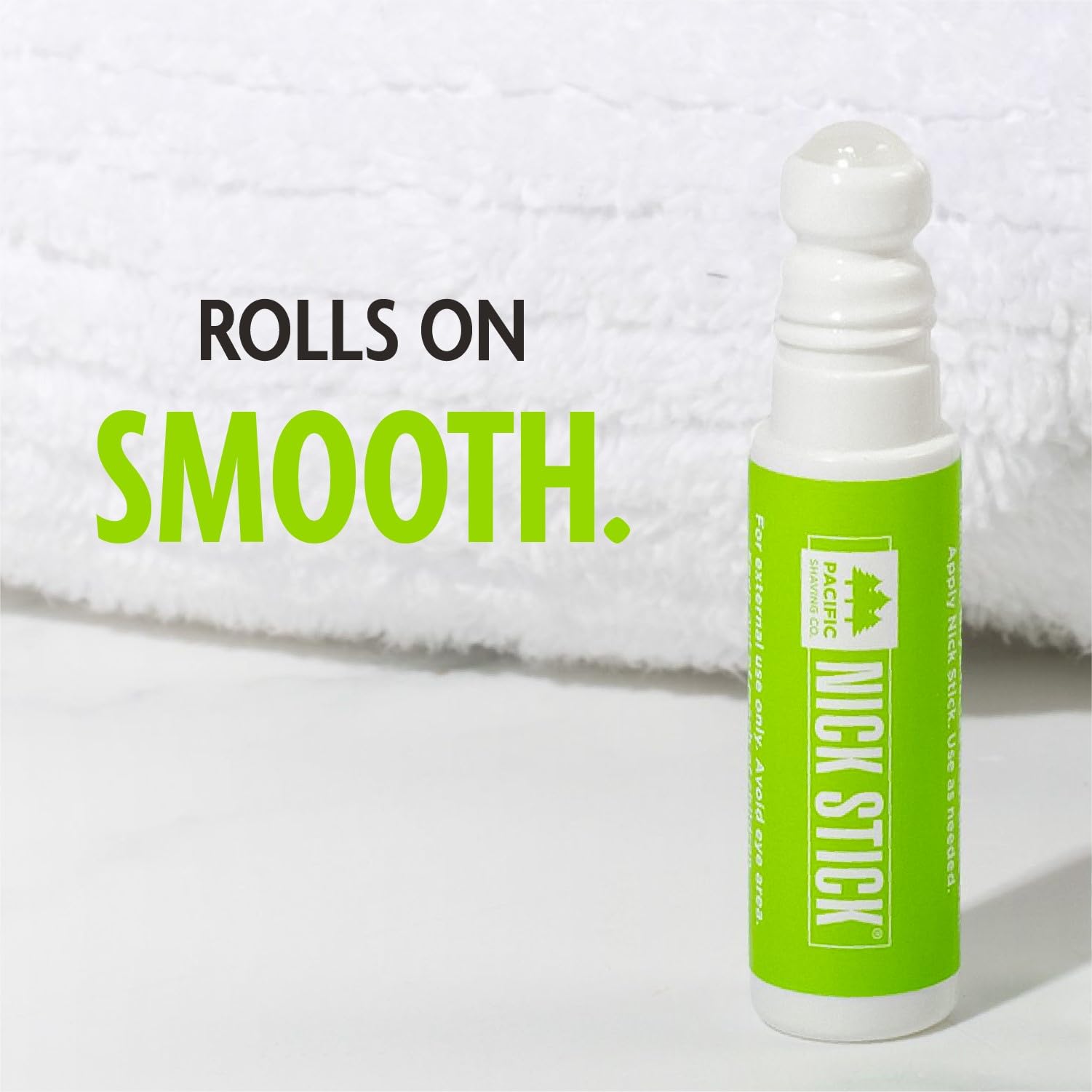 Pacific Shaving Company Nick Stick - A Shave Essential - Puts Nicks In Their Place - Liquid Roll-On Applicator, Dries Clear - Wi