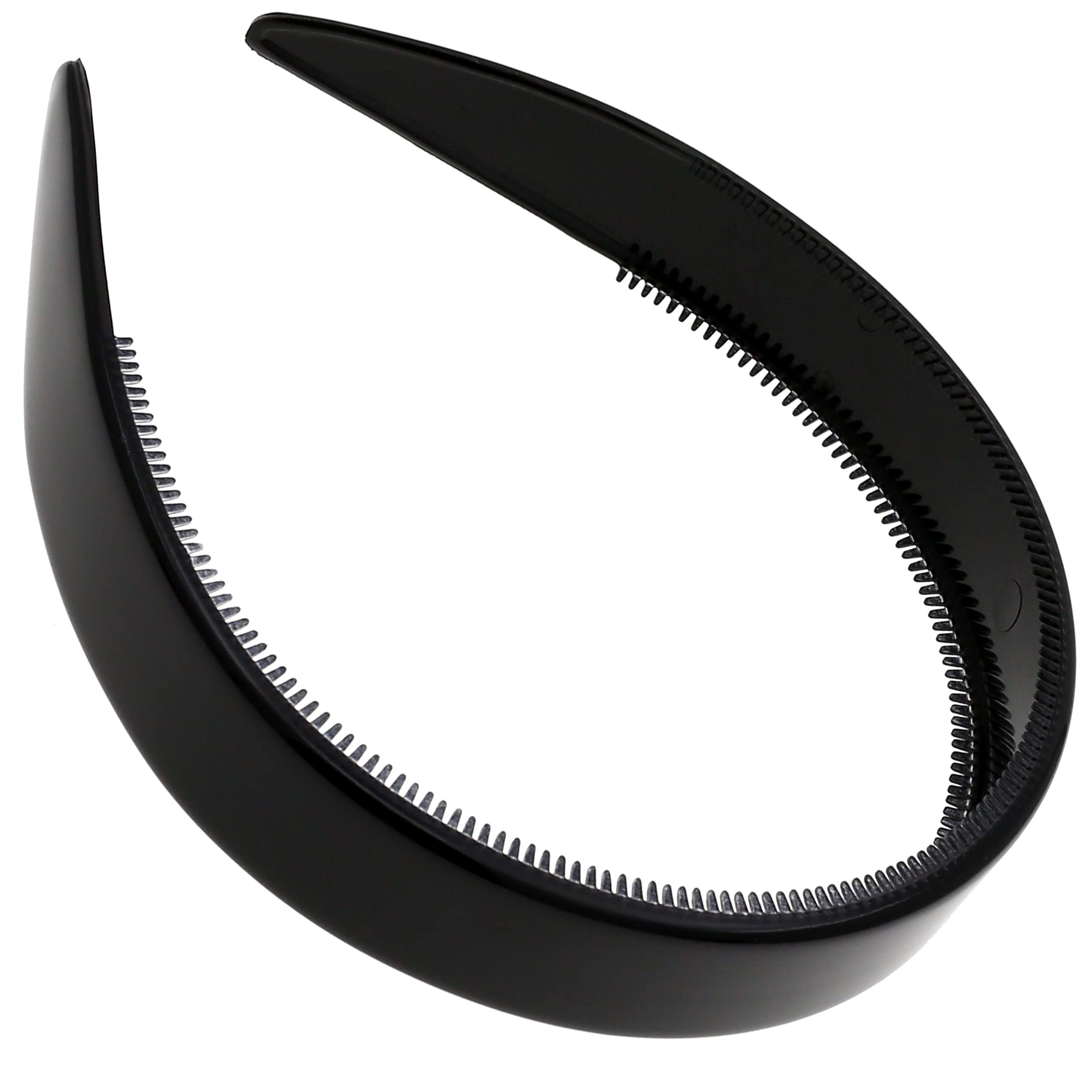 Camila Paris CP3013 French Fashion Headband for Women, Very Flexible with Teeth for Strong Hold Grip, Women's Hairband, No Slip 